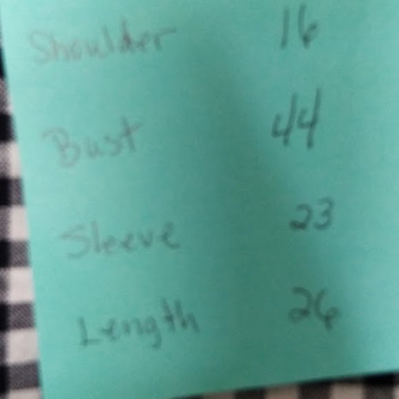 Bit and Bridle Women's Navy/Black and‎ White Gingham Western Button Down Shirt L - Picture 6 of 6